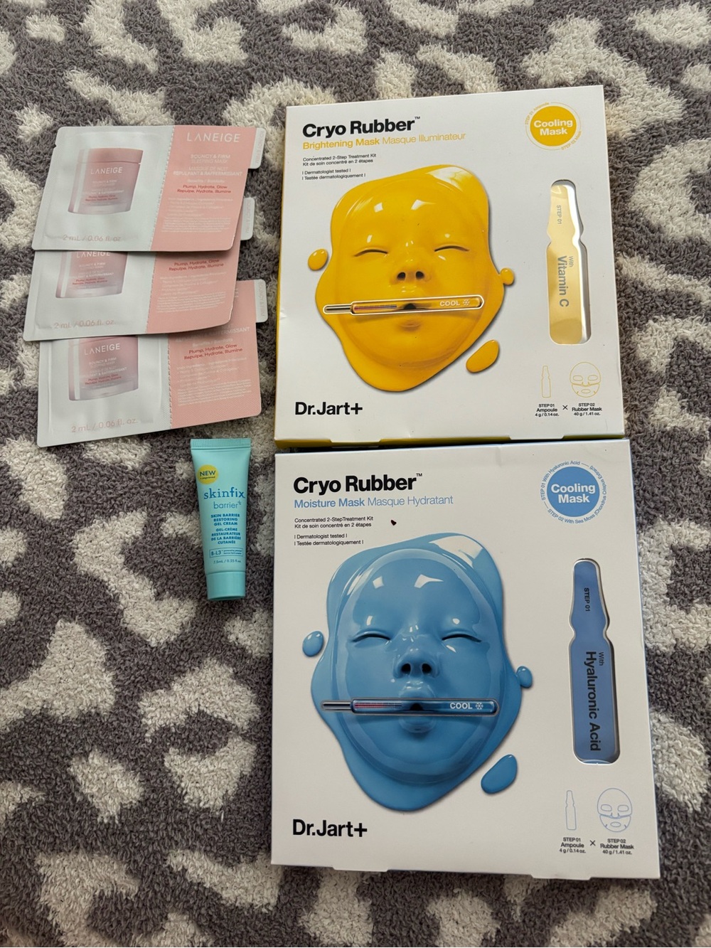 Cryo Rubber Cooling Mask Pack - Blue & Yellow | Skin Care